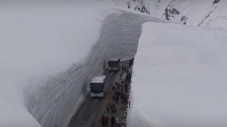 海外「すっごくきれいなんです!」雪の大谷ウォークをご存じですか?