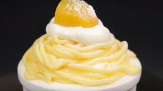 海外「とてもかわいい!」さつま芋のモンブランは、栗の代わりにさつま芋を使った簡単お菓子