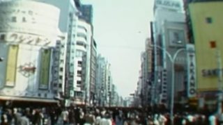 海外「貴重な映像!」8ミリフィルムで見る1975年冬の新宿