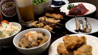 海外「宅飲みを豪勢に楽しむ!」おうち居酒屋 渋~い昭和の居酒屋編のメニュー