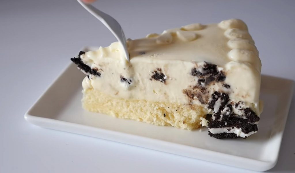 海外 巨大なアイスケーキ ジャイアントオレオチーズケーキ アイスの作り方 世界の反応 さら速