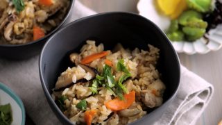 海外「圧力鍋で簡単おいしい!和食のご飯」炊き込みご飯の作り方