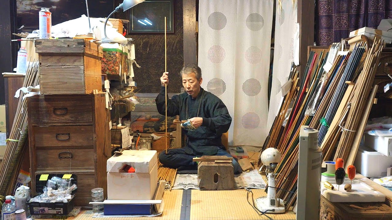 羽根の加工から仕上げまで、福岡・相良矢工房の矢作りを紹介
