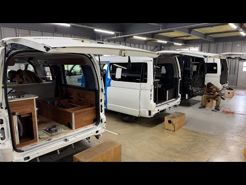 【Made in Japan】ハイエースがキャンピングカーになるまで | 日本の工場で見た製造工程の裏側