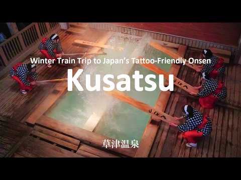 Japan’s Tattoo-Friendly Onsen Town | Winter Train Trip from Tokyo to Kusatsu | JAPAN TRAVEL VLOG